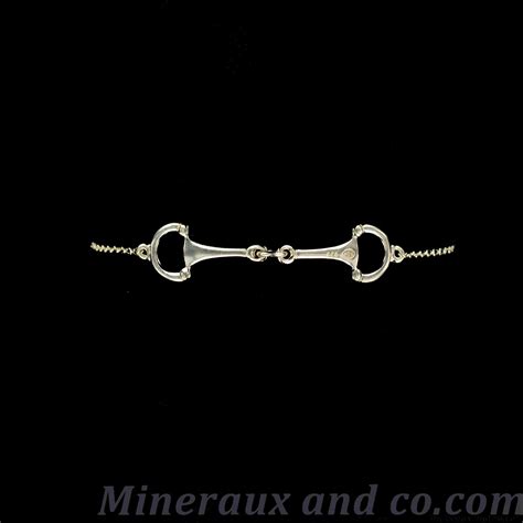 Bracelet Mors de Cheval en Argent .